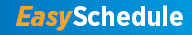 Easy Schedule logo button that links to scheduling application